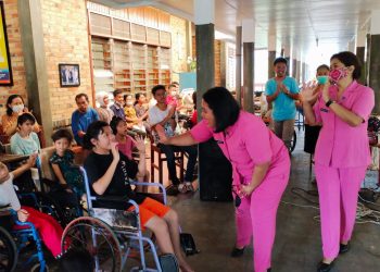 Jelang HKGB Ke-70 Bhayangkari Cabang Simalungun Gelar Bakti Sosial ke Panti Rehabilitas