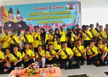 Kukuhkan Pengurus Forasima, Bupati Simalungun: "Pemkab Simalungun Komitmen Wujudkan Kabupaten Layak Anak"
