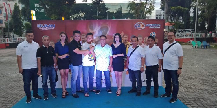 Nobar Final Piala Dunia di Lapangan Adam Malik Siantar
