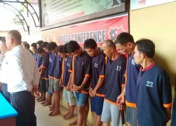 60 Pelaku Kejahatan dan 'Tikoti' Diamankan Satreskrim Polres Labuhanbatu