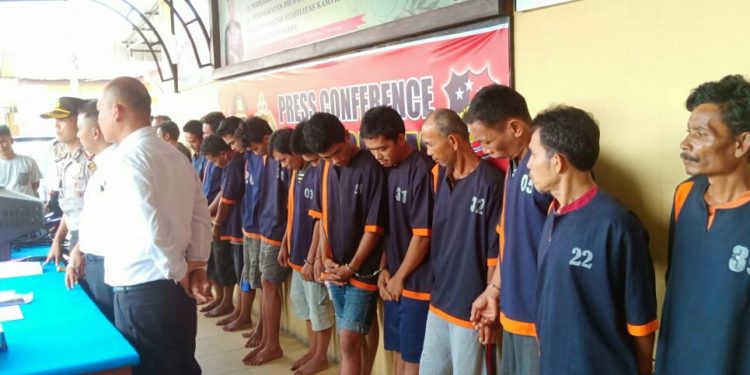 60 Pelaku Kejahatan dan 'Tikoti' Diamankan Satreskrim Polres Labuhanbatu