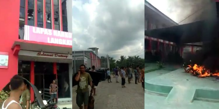 Lapas Narkoba Dijebol dan Dibakar, 200 Napi Kabur Lapas Narkoba Dijebol dan Dibakar, 200 Napi Kabur