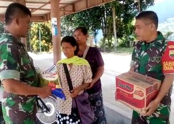 Babinsa Parapat Peduli warga Tunanetra