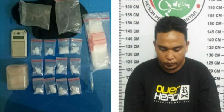 Edarkan Sabu dari Dedek, Popo Saragih Diangkut Polres Siantar dari Jalan Karangsari
