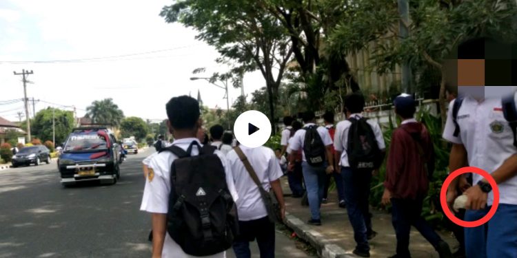 Sejumlah Pelajar Terlibat Tawuran di Siantar, Dua Jurnalis Dilempari Batu saat Meliput