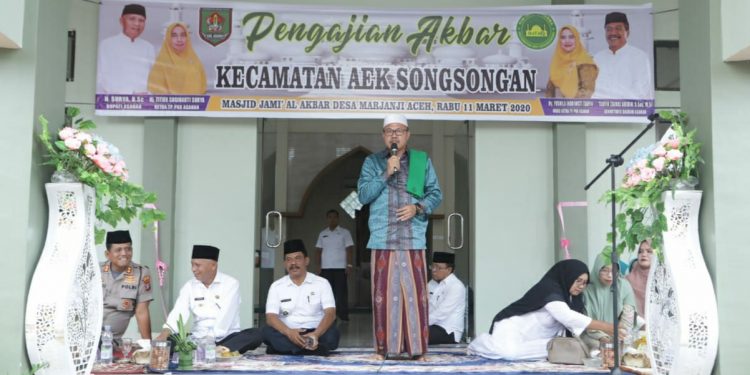 Pengajian Akbar di Aek Songsongan, Asahan Dirangkai Peresmian Masjid Jami Al Akbar Pengajian Akbar di Aek Songsongan, Asahan Dirangkai Peresmian Masjid Jami Al Akbar