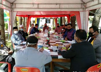 Kapolres Humbahas dan FKUB Bahas Persiapan New Normal