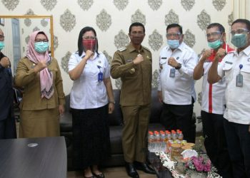 Menjabat Kepala BNN Siantar, Tuangkus Harianja Silaturahmi dengan Walikota