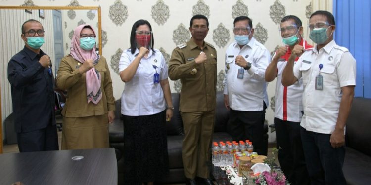 Menjabat Kepala BNN Siantar, Tuangkus Harianja Silaturahmi dengan Walikota