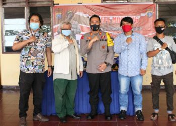 Ngopi Bersama Wartawan, Boy Sutan Binanga Siregar Bersyukur Jadi Kapolres