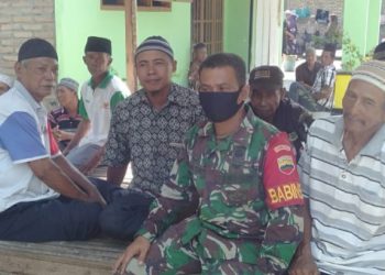 Berbelangsungkawa Personel Kodim 0208/Asahan Atas Salah Satu Warga Binaannya Yang Meninggal Dunia