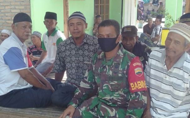 Berbelangsungkawa Personel Kodim 0208/Asahan Atas Salah Satu Warga Binaannya Yang Meninggal Dunia
