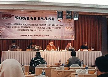 KPU Siantar Buka Lagi Pendaftaran Calon Walikota-Wakil Walikota 11-13 September 2020