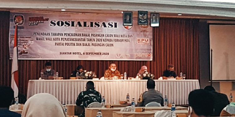 KPU Siantar Buka Lagi Pendaftaran Calon Walikota-Wakil Walikota 11-13 September 2020