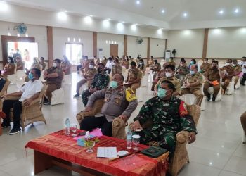 Kapolres Hadiri Rapat Koordinasi Forkopimda Simalungun Sosialisasi Persiapan Penyaluran Vaksin Sinovic