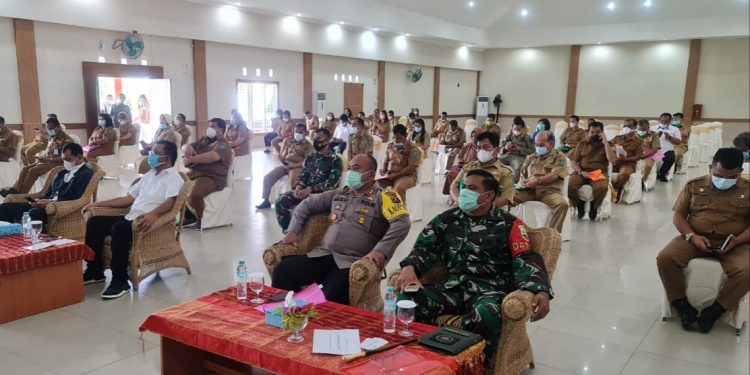 Kapolres Hadiri Rapat Koordinasi Forkopimda Simalungun Sosialisasi Persiapan Penyaluran Vaksin Sinovic