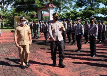 Kapolres Simalungun Pimpin Apel Gelar Pasukan Opersi Patuh Toba 2022