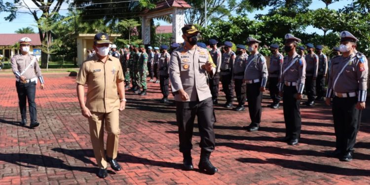 Kapolres Simalungun Pimpin Apel Gelar Pasukan Opersi Patuh Toba 2022