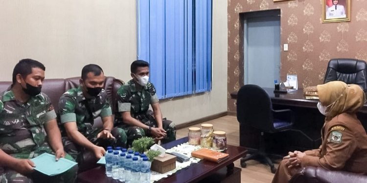Jelang Liga Santri Serentak Piala KASAD, Kodim 0207/Simalungun Koordinasi dengan Plt Wali Kota Pematangsiantar