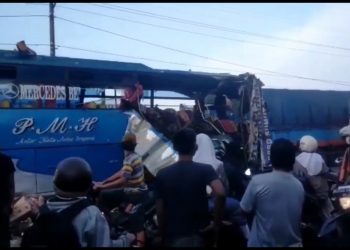 Bus PMH vs Truk Tronton di Jalinsum, Ferdinan Sinaga Tewas, Penumpang asal Siantar dan Simalungun Dirawat di RS