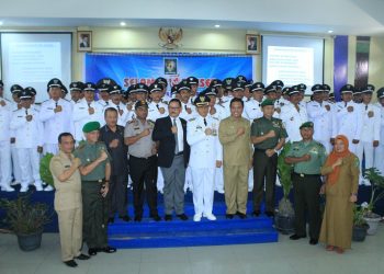 Kapolres Simalungun Hadiri Pelantikan 72 Pangulu Nagori