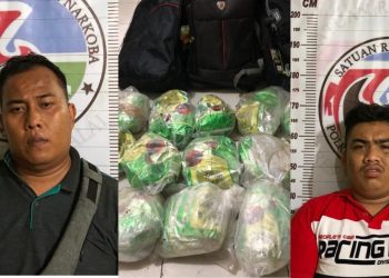 Bawa 15 Kilo Sabu Oknum Polisi dan Warga Negara Malaysia Diamankan di Jalan HOS Cokro Aminoto