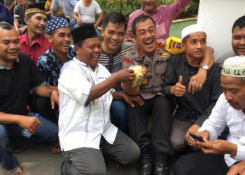 Kapolda Sumut Menjamu Seribuan Jamaah Pengajian dari Madina dan Tapsel