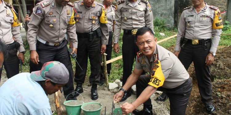 Pembangunan Rumah Dinas Polres Dairi Dimulai, AKBP Erwin Wijaya Siahaan, S.I.K : Saya Minta fisik dan mutu bangunan tidak asal-asalan