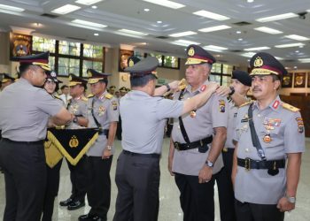 Kapolri Pimpin Sertijab Kapolda Sumut dan Sejumlah Pati