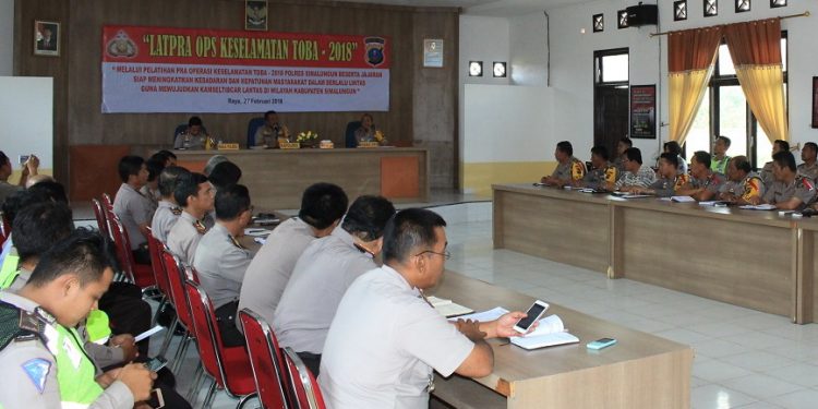 Pelatihan Pra Operasi "Keselamatan Toba 2018" Dibuka.. Pelatihan Pra Operasi "Keselamatan Toba 2018" Dibuka..