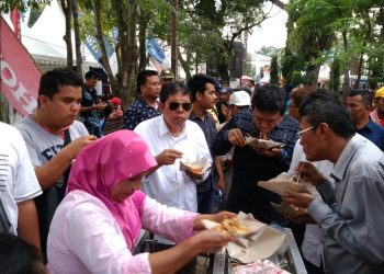 Ketua DPRD dan Wawako Kunjungi Festival Serbu Siantar