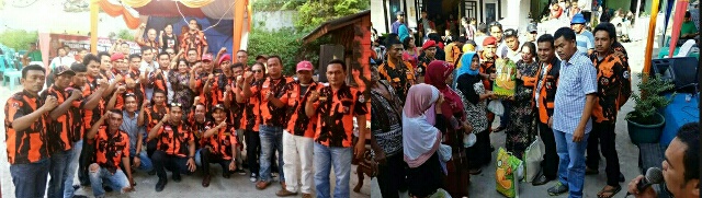 Sambut Bulan Suci Ramadhan 1439 H, ketua PAC PP Siantar Berbagi