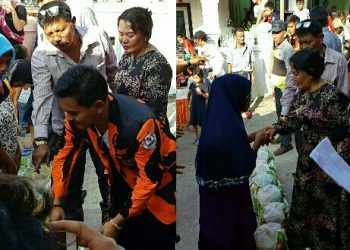 Sambut Bulan Suci Ramadhan 1439 H, ketua PAC PP Siantar Berbagi