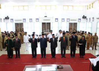 Pemko Siantar Punya 77 Pejabat Baru