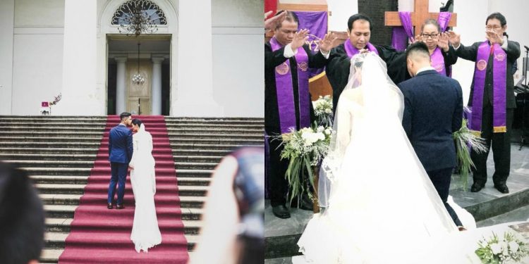 Petra Sihombing, Pelantun "Inilah Cintaku" Nikahi  Firrina Sinatrya di Gereja Immanuel 