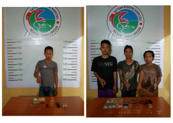 Empat Pengedar Sabu dari Satu Kampung Digulung Sat Narkoba Polres Simalungun...