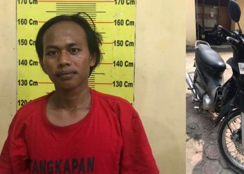 Pulang Belanja, Supra Fit Digondol Maling. Pelaku Ditangkap dari Percut