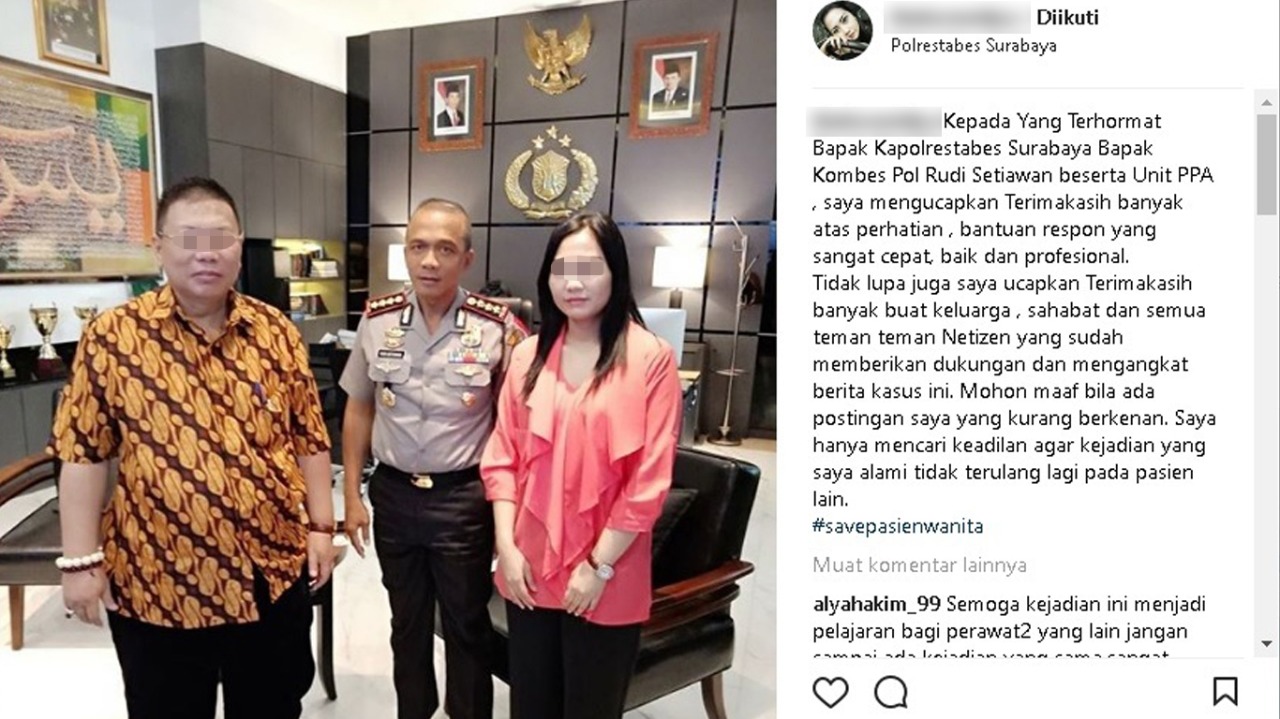 Pasien Cantik yang Diremas Petugas Medis itu Berterimakasih pada Polisi. Istri Pengacara Jessica Pasien Cantik yang Diremas Petugas Medis itu Berterimakasih pada Polisi. Istri Pengacara Jessica