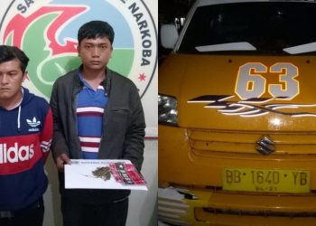 Dua Warga Sitinjo Diamankan Polisi Dari Dalam Angkot