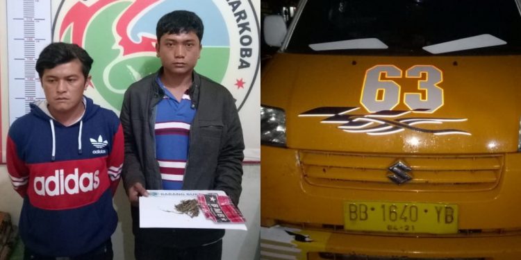 Dua Warga Sitinjo Diamankan Polisi Dari Dalam Angkot