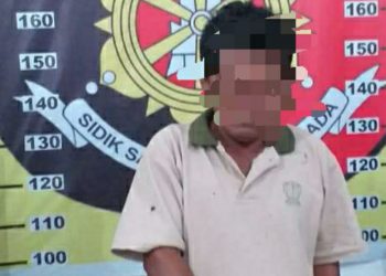 Terindikasi Jual Togel, Pria berusia 60 Tahun dan Uang Rp 5 Ribu Diamankan Polsek Tanah Jawa