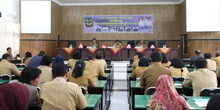 Rakorbang Triwulan II Tahun 2018 Kota Siantar Digelar