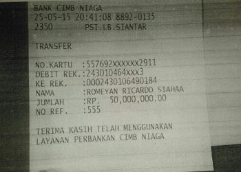 Jawaban Romeyan Siahaan atas Tuduhan Dana Ratusan Juta Dikirim ke Rekeningnya