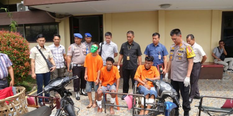 Penjahat "Becak Hantu" yang Viral Disikat Polrestabes Medan