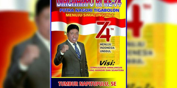 HUT RI Ke-74, Tumbur Napitupulu SE Gelorakan Semangat Kemerdekaan