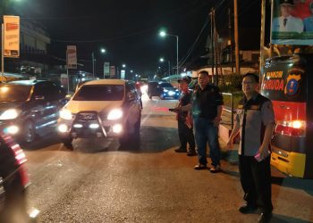 Bankom Garuda Ikut Gatur Lalin Di Jalur Siantar-Parapat