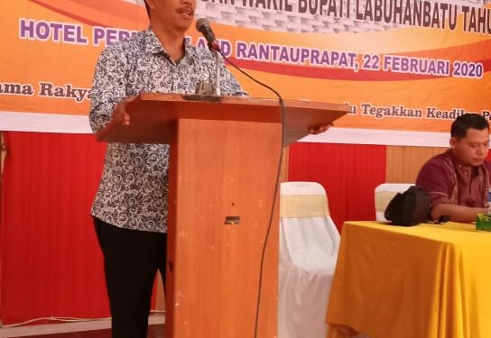 Menjelang Pilkada Bawaslu Labuhanbatu Sosialisasikan Netralitas ASN