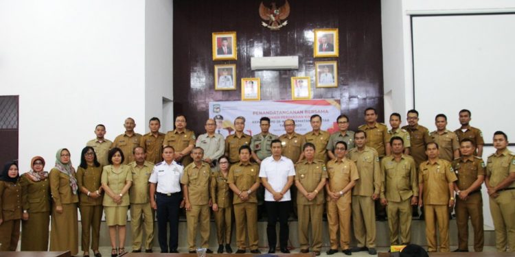 Pimpinan OPD Tandatangani Perjanjian Kinerja di Hadapan Walikota Siantar
