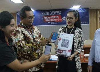 Pekan QRIS Nasional 2020, KPw BI Pematangsiantar Hadir di Car Free Day