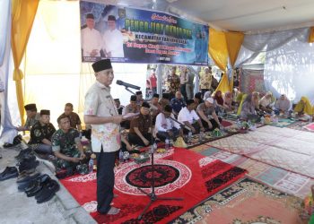 Bupati Asahan Hadiri Pengajian Akbar dan Peletakan Batu Pertama Perluasan Mesjid Subulussalam